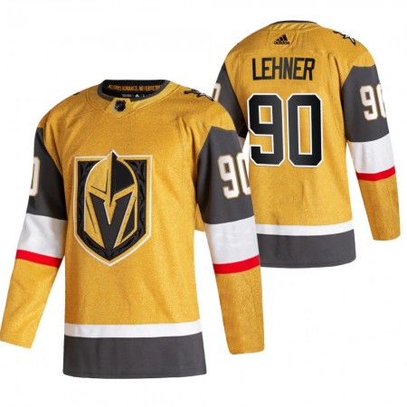 Vegas Golden Knights tröja Robin Lehner 90 2020-21 Tredje Authentic - NHL Tröjor Herr